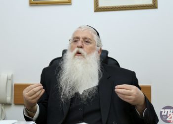 סגן שר החינוך ויו”ר ‘שלומי אמונים’, ר’ מאיר פרוש, בראיון מיוחד ל’שערים’