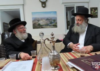 חיים ושלום יוסיפון לך | ברגשי כבוד והדרת קודש הכתירה ביתר עילית את רבה החדש וגאב”ד העיר – הגאון הגדול רבי חיים וייס