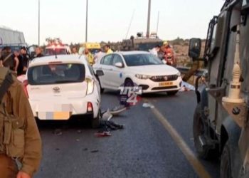 פצועים בתאונה בין שני כלי רכב בכניסה לביתר.
