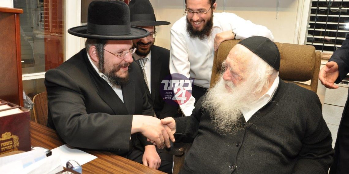 ראש העיר, הרב מאיר רובינשטיין בבית מרן הגר”ח קנייבסקי שליט”א: מקוואות הטהרה בביתר עילית יופעלו בשבת באמצעות גנרטור.