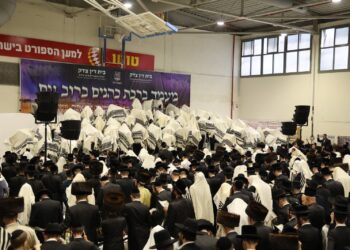 בראשות רבני העיר: מעמד ברכת כהנים המרכזית ברוב עם בביתר עילית