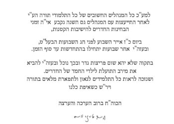 הבטחת ה’שטייגען’